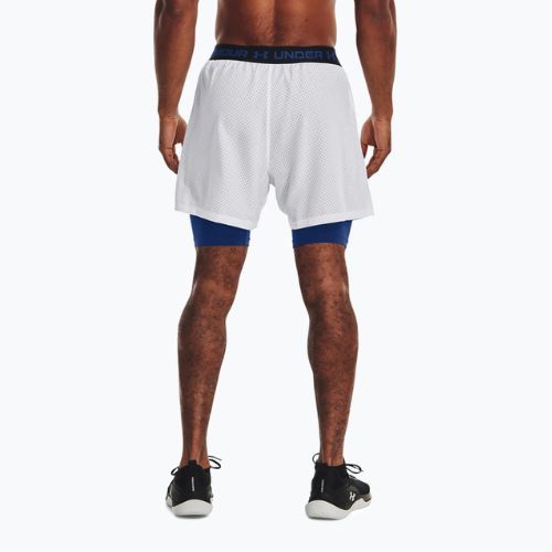 Pánske tréningové šortky Under Armour Vanish Wvn 2In1 Vent Sts white 1376783