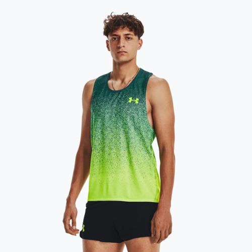 Pánske bežecké tielko Under Armour Rush Cicada Singlet green 1377314