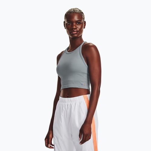 Dámske tréningové tielko Under Armour Rush Seamless modré 1377597