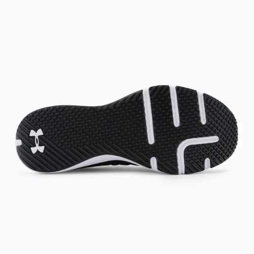 Under Armour Charged Engage 2 pánske tréningové topánky black and white 3025527