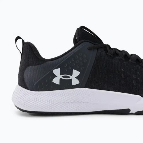 Under Armour Charged Engage 2 pánske tréningové topánky black and white 3025527