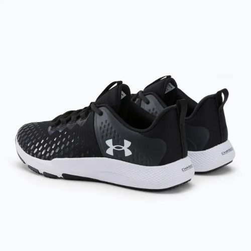 Under Armour Charged Engage 2 pánske tréningové topánky black and white 3025527