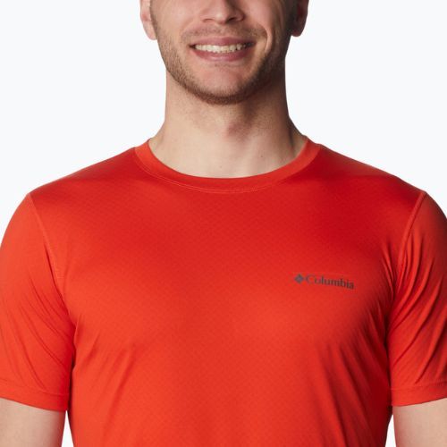 Columbia Zero Rules pánske trekingové tričko červené 1533313840