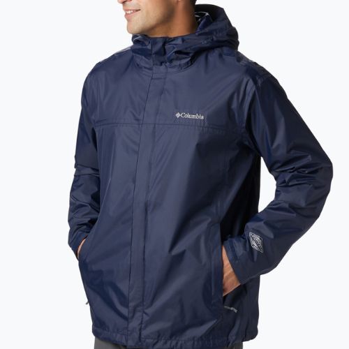 Columbia Watertight II pánska bunda do dažďa navy blue 1533898464