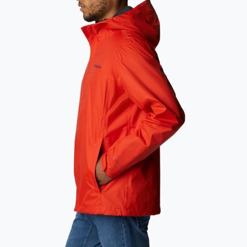 Columbia Watertight II pánska bunda do dažďa červená 1533898839