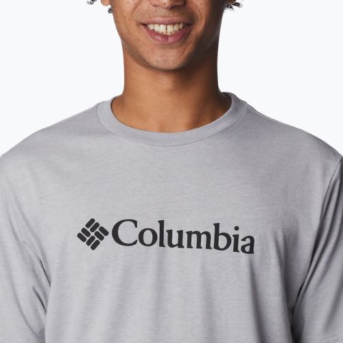 Columbia CSC Basic Logo šedé pánske trekingové tričko 1680053041