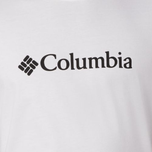 Columbia CSC Basic Logo pánske trekingové tričko biele 1680053100