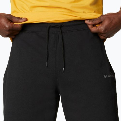 Pánske trekingové šortky Columbia Logo Fleece black 1884601010