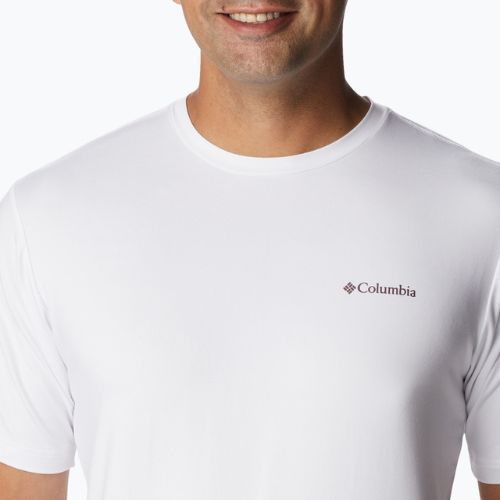 Columbia Tech Trail Graphic pánske trekingové tričko white 1930802