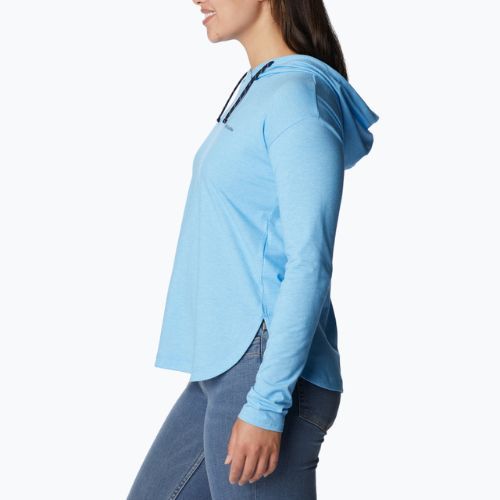 Columbia dámska trekingová mikina Sun Trek EU Hooded Pullover blue 1981541