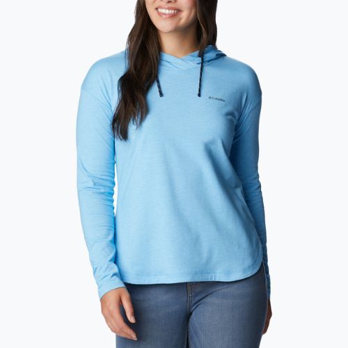 Columbia dámska trekingová mikina Sun Trek EU Hooded Pullover blue 1981541