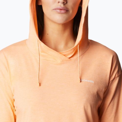 Columbia dámska trekingová mikina Sun Trek EU Hooded Pullover orange 1981541