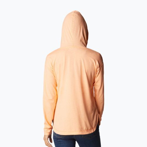 Columbia dámska trekingová mikina Sun Trek EU Hooded Pullover orange 1981541