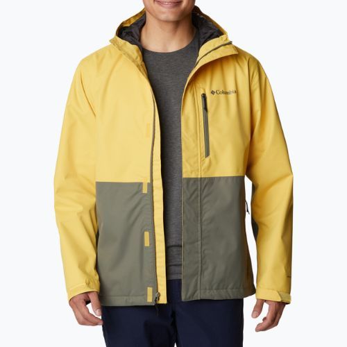 Columbia pánska bunda do dažďa Hikebound yellow-green 1988621