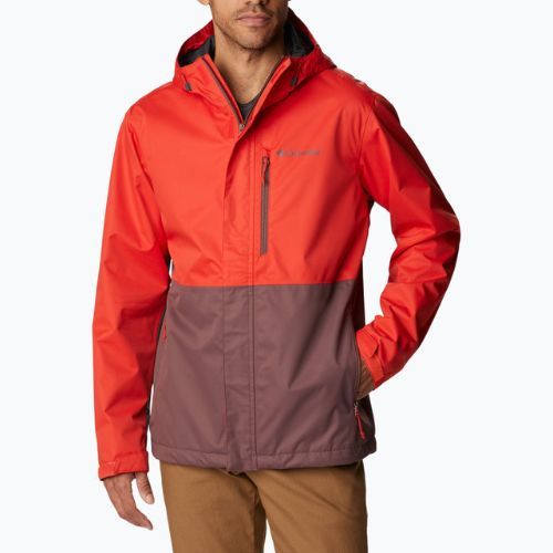 Columbia pánska bunda do dažďa Hikebound červená 1988621839