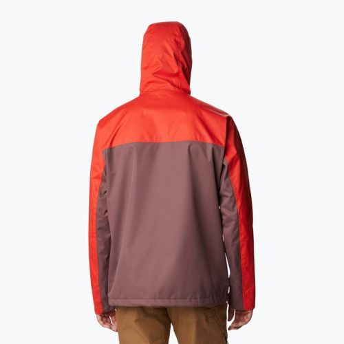 Columbia pánska bunda do dažďa Hikebound červená 1988621839