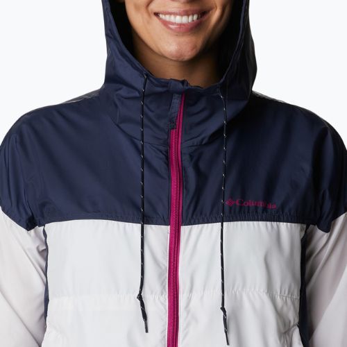 Columbia Flash Challenger Novelty dámska vetrovka biela 1989503102