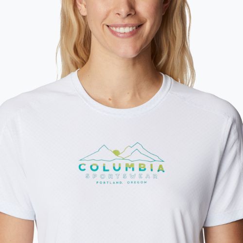 Columbia dámske trekové tričko Zero Rules Graphic Crew white 1991583101