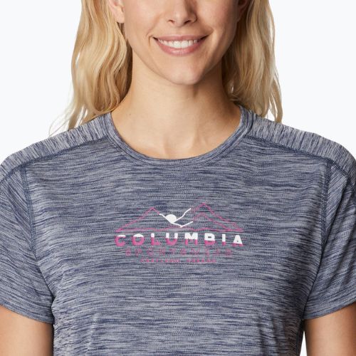 Columbia dámske trekingové tričko Zero Rules Graphic Crew sivé 1991583467
