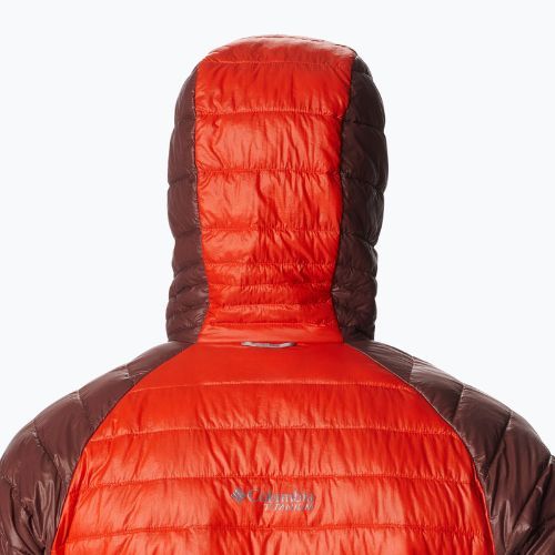 Pánska páperová bunda Columbia Platinum Peak s kapucňou Red 2008611839