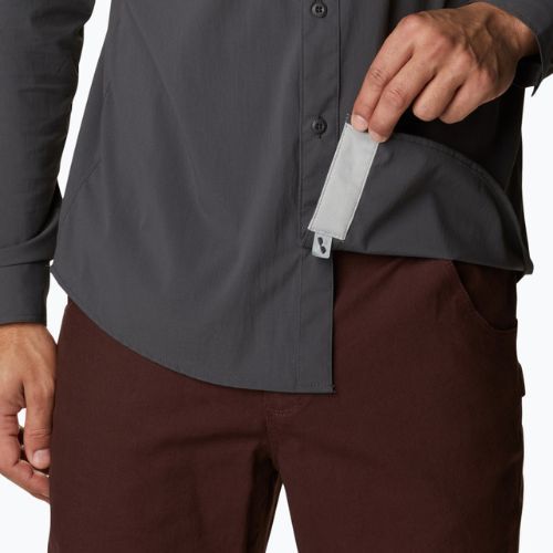 Columbia Newton Ridge II LS tmavo šedá pánska košeľa 2012971