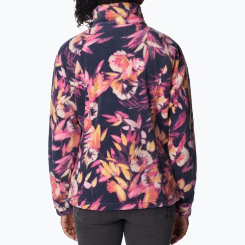 Dámska fleecová mikina Columbia Benton Springs Printed Fleece pink and navy 2021771