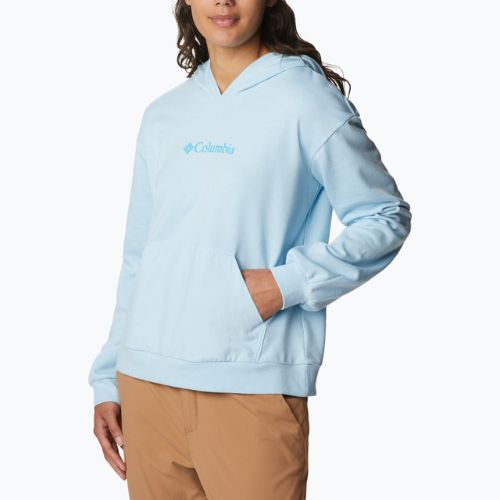 Dámska trekingová mikina Columbia Logo III French Terry modrá 2032871490