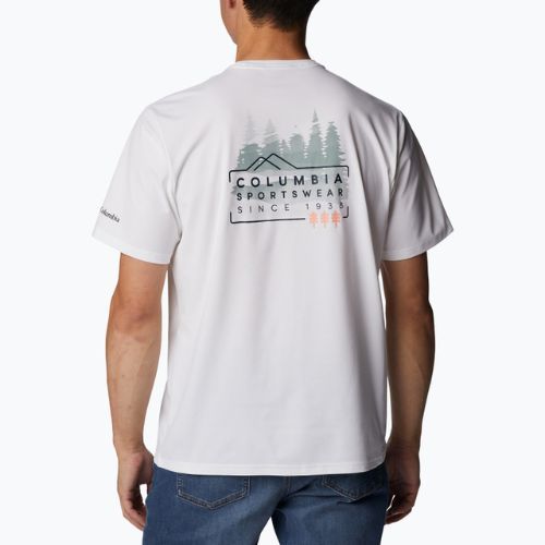 Columbia Legend Trail pánske trekingové tričko white 2036533