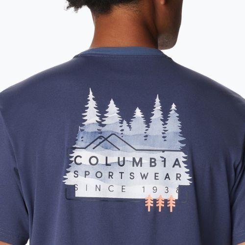 Columbia Legend Trail pánske trekingové tričko navy blue 2036533