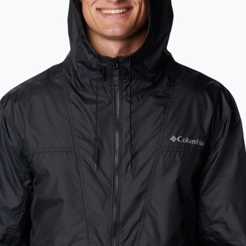 Columbia Trail Traveler pánska vetruodolná bunda čierna 2036873011