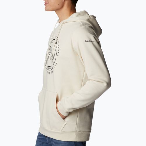 Columbia CSC Graphic Hoodie pánska trekingová mikina beige 2040621