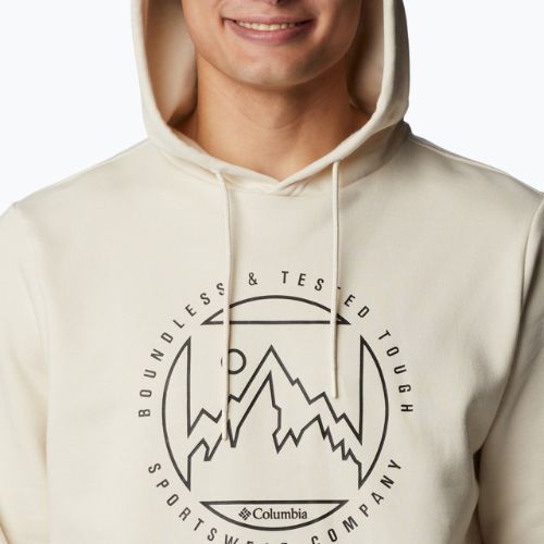 Columbia CSC Graphic Hoodie pánska trekingová mikina beige 2040621