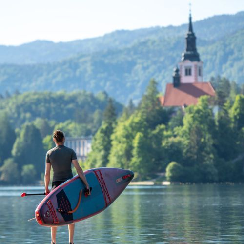 SUP doska JOBE Neva 12'6" Balík červená 486423001