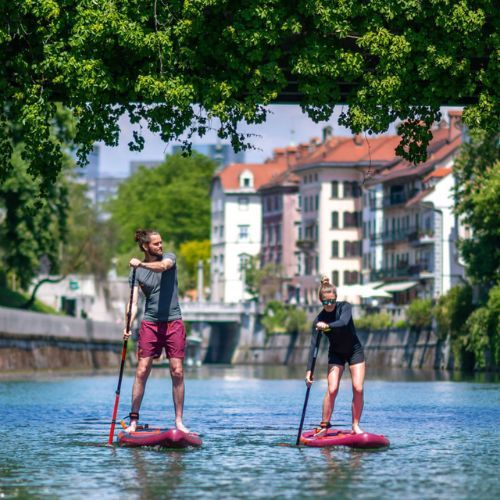 SUP doska JOBE Neva 12'6" Balík červená 486423001