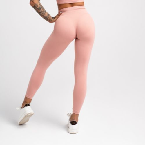 Dámske tréningové legíny Gym Glamour Compress Rose Tan 454