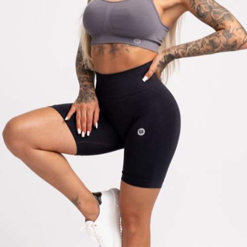 Dámske tréningové šortky Gym Glamour Flexible Anthracite 435