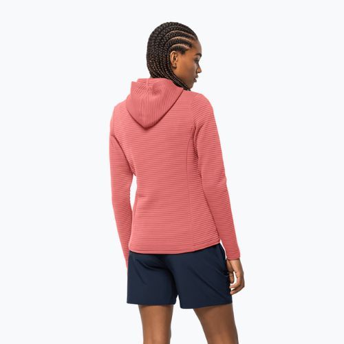 Dámska trekingová bunda Jack Wolfskin Modesto Hooded pink 1706254