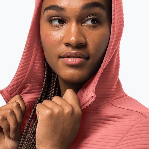 Dámska trekingová bunda Jack Wolfskin Modesto Hooded pink 1706254