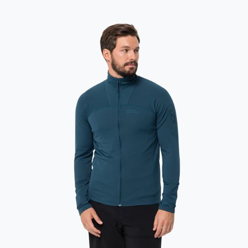 Jack Wolfskin pánska trekingová bunda Prelight FZ navy blue 1711001