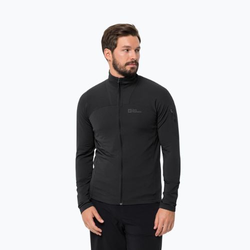 Jack Wolfskin pánska trekingová bunda Prelight FZ Black 1711001