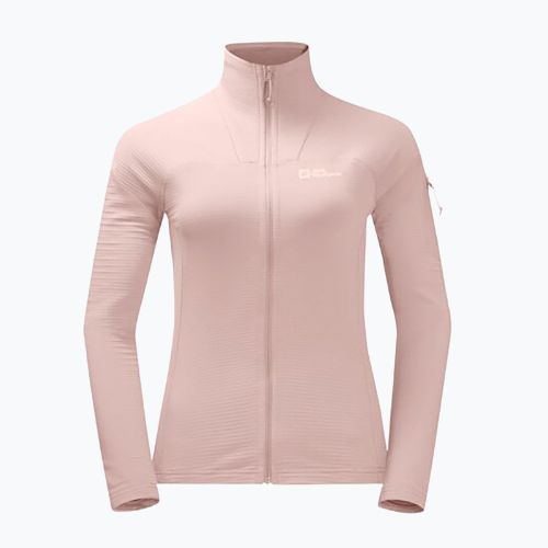 Dámska trekingová mikina Jack Wolfskin Prelight FZ pink 1710981