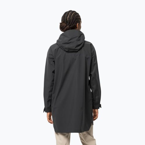 Jack Wolfskin dámska bunda do dažďa Goldgewann Parka black 1115731_6350_002