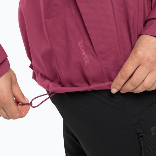 Jack Wolfskin dámska bunda do dažďa Elsberg 2.5L červená 1115951_2198_005