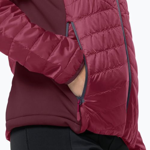 Dámska páperová bunda Jack Wolfskin Routeburn Pro Ins červená 1207191_2198_005