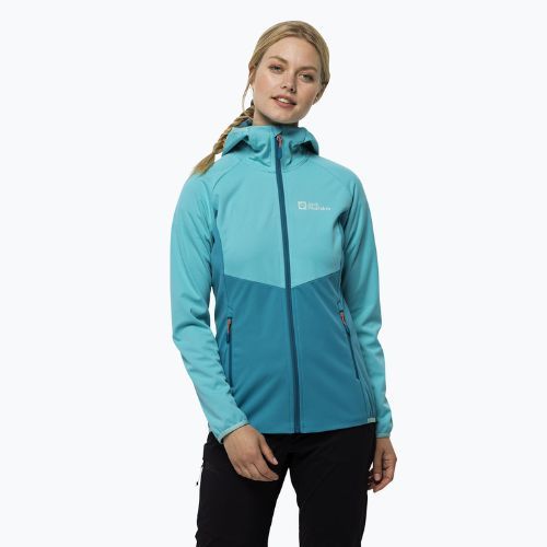 Jack Wolfskin dámska softshellová bunda Go Hike modrá 1306862