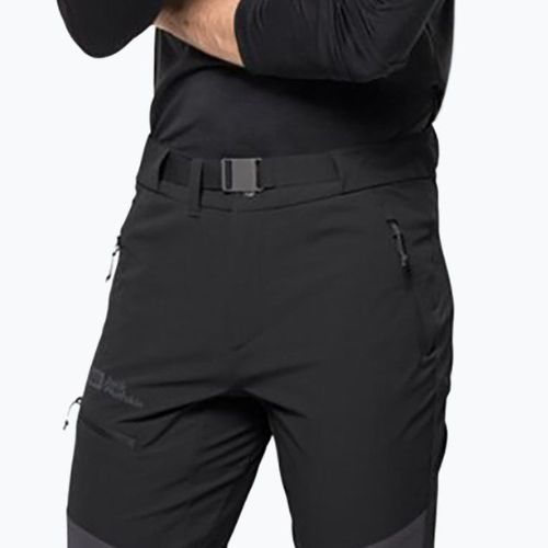 Jack Wolfskin pánske softshellové nohavice Ziegspitz black 1507841
