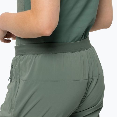 Dámske softshellové nohavice Jack Wolfskin Prelight green 1508111