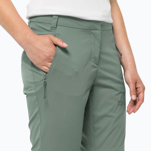 Dámske softshellové nohavice Jack Wolfskin Glastal Zip Off green 1508151_4151_042