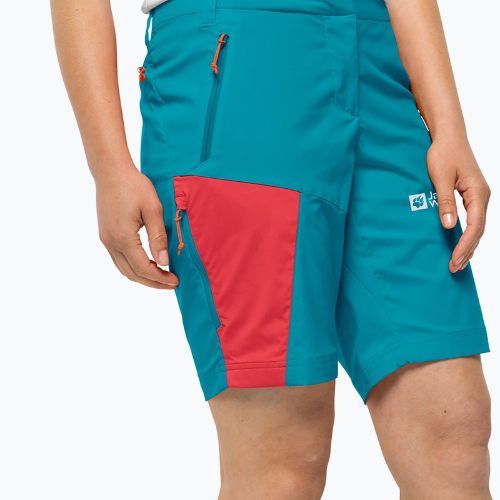 Jack Wolfskin pánske trekingové šortky Glastal blue 1508171