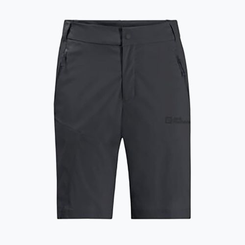 Jack Wolfskin pánske softshellové šortky Glastal black 1508231